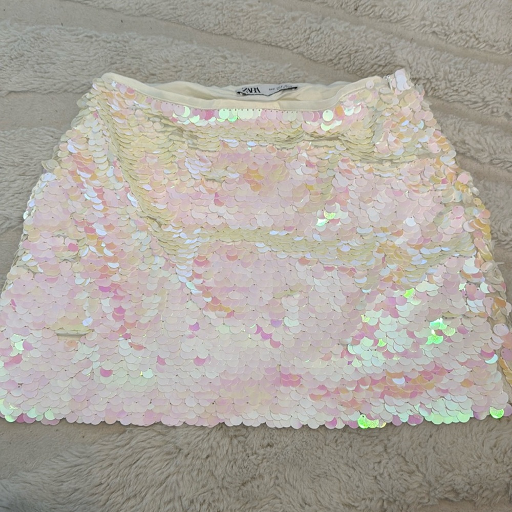 Zara Sequin Skirt